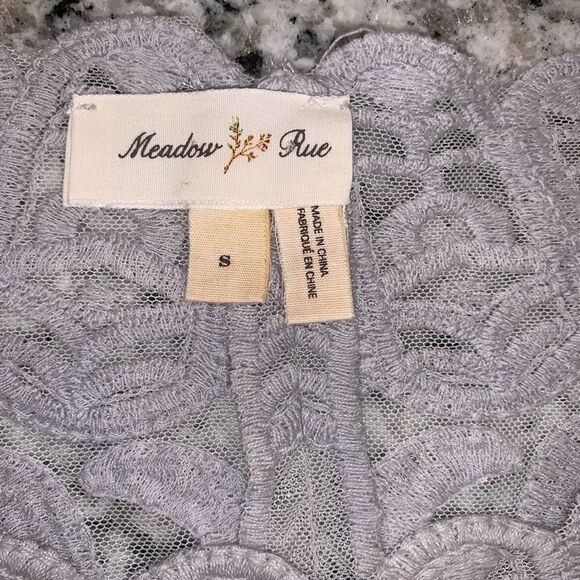 Meadow Rue-Anthro Caela Embroidery&Lace Ombré Top - Picture 4 of 6